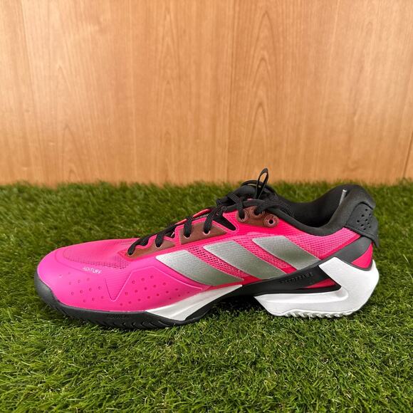 adidas Adizero Ubersonic 5 Lucid Pink Tennis Shoes JQ2901 Men\'s Size 9 main image 4